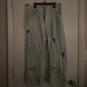 Levis 501 Cutout Jeans